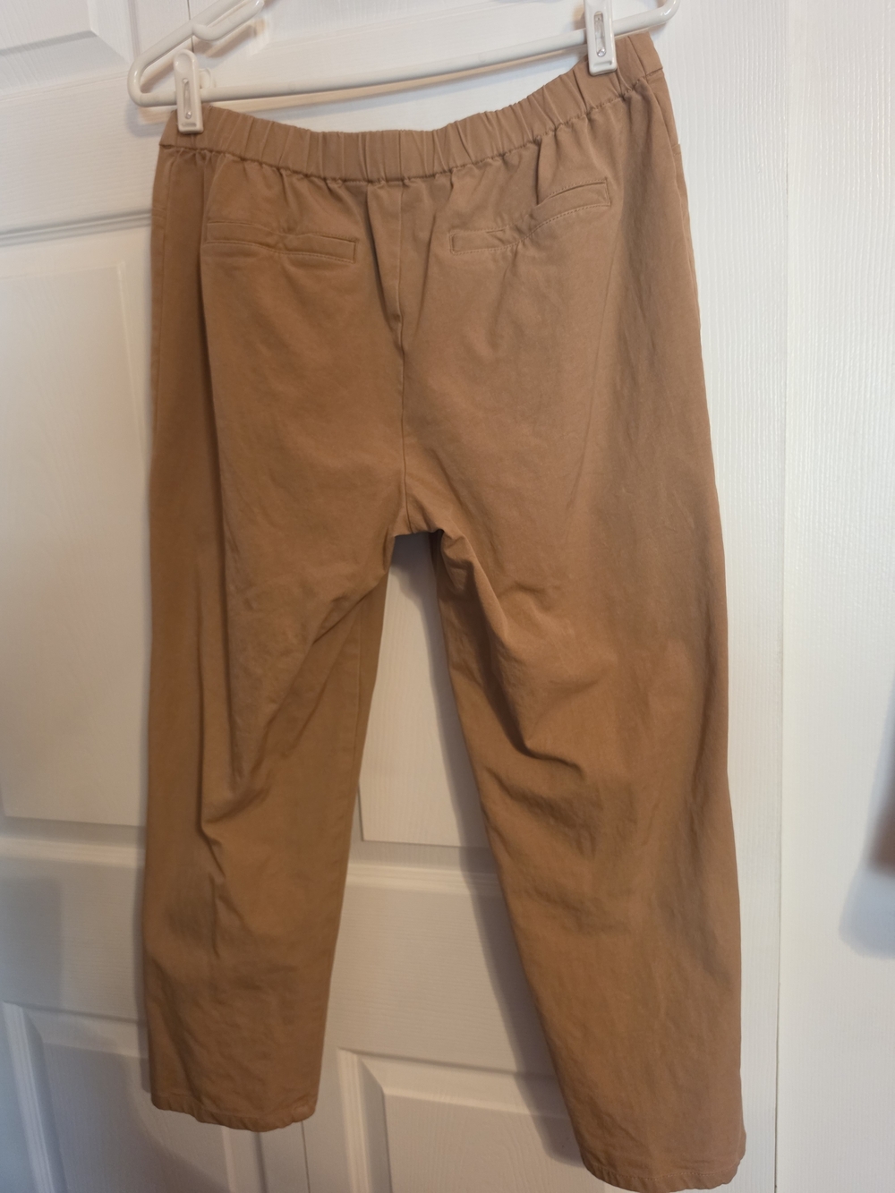 Isaac Mizrahi Cropped Straight-Leg Pants in Camel - Picture 2 of 3